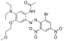 N-[2-[(2-Bromo-4,6-dinitrophenyl)azo]-5-(diethylamino)-4-(2-methoxyethoxy)phenyl]acetamide CAS#: 71889-12-8