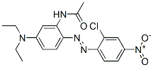 N-[2-[(2-chloro-4-nitrophenyl)azo]-5-(diethylamino)phenyl]acetamide CAS#: 70609-95-9