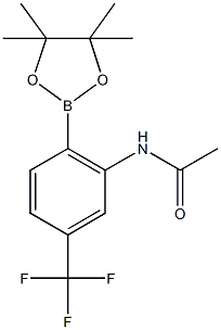 N-[2-(4,4,5,5-Tetramethyl-1,3,2-dioxaborolan-2-yl)-5-(trifluoromethyl)phenyl]acetamide CAS#: 1150271-57-0