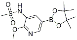 N-[2-METHOXY-5-(4,4,5,5-TETRAMETHYL-1,3,2-DIOXABOROLAN-2-YL)-3-PYRIDINYL]-METHANESULFONAMIDE CAS#: 1083326-75-3