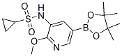 N-(2-Methoxy-5-(4,4,5,5-tetraMethyl-1,3,2-dioxaborolan-2-yl)pyridin-3-yl)cyclopropanesulfonaMide CAS#: 1083326-71-9