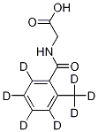 N-(2-Methyl-d3-benzoyl-d4)glycine CAS#: 1216430-90-8