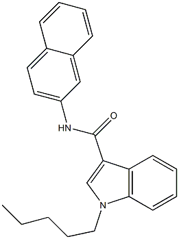 N-2-Naphthalenyl-1-pentyl-1H-indole-3-carboxaMide CAS#: 1338925-12-4
