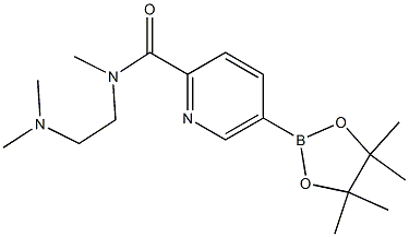 N-(2-(diMethylaMino)ethyl)-N-Methyl-5-(4,4,5,5-tetraMethyl-1,3,2-dioxaborolan-2-yl)picolinaMide CAS#: 1092563-60-4