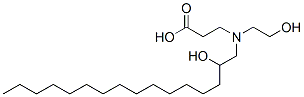 N-(2-hydroxyethyl)-N-(2-hydroxyhexadecyl)-beta-alanine CAS#: 70521-72-1