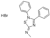 N-(2,3-DIPHENYL-1,2,4-THIADIAZOL-5(2H)-YLIDENE)METHANAMINE HYDROBROMIDE CAS#: 70375-43-8