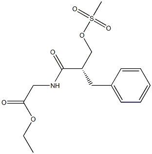 N-[(2S)-2-[[(Methylsulfonyl)oxy]methyl]-1-oxo-3-phenylpropyl]-glycine ethyl ester CAS#: 1314751-85-3