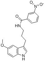 N-(3-(5-Methoxy-3-indolyl)propyl)-3-nitrobenzamide CAS#: 72612-11-4