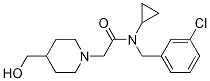 N-(3-Chloro-benzyl)-N-cyclopropyl-2-(4-hydroxyMethyl-piperidin-1-yl)-acetaMide CAS#: 1353982-32-7