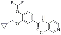 N-(3-Chloropyridin-4-yl)-3-(cyclopropylMethoxy)-4-(difluoroMethoxy)benzaMide CAS#: 1391053-75-0