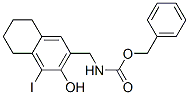 N-[(3-Hydroxy-4-iodo-5,6,7,8-tetrahydronaphthalen-2-yl)methyl]carbamic acid benzyl ester CAS#: 71758-51-5