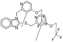 N-[3-Methyl-4-(2,2,2-trifluoroethoxy)-2-pyridinyl]Methyl Lansoprazole Sulfide CAS#: 1083100-27-9
