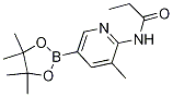 N-(3-Methyl-5-(4,4,5,5-tetraMethyl-1,3,2-dioxaborolan-2-yl)pyridin-2-yl)propionaMide CAS#: 1354910-93-2
