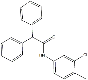 N-(3-chloro-4-methylphenyl)-2,2-diphenylacetamide CAS#: 70298-74-7
