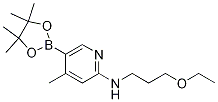 N-(3-ethoxypropyl)-4-Methyl-5-(4,4,5,5-tetraMethyl-1,3,2-dioxaborolan-2-yl)pyridin-2-aMine CAS#: 1351995-07-7