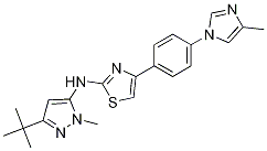 N-(3-tert-butyl-1-Methyl-1H-pyrazol-5-yl)-4-(4-(4-Methyl-1H-iMidazol-1-yl)phenyl)thiazol-2-aMine CAS#: 1353570-17-8