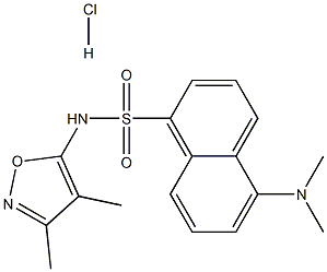 N-(3,4-Dimethyl-5-isoxazolyl)-5-(dimethylamino)-1-naphthalenesulfonamide hydrochloride CAS#: 1215703-04-0