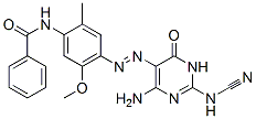 N-[4-[[[4-Amino-2-(cyanoamino)-1,6-dihydro-6-oxopyrimidin]-5-yl]azo]-5-methoxy-2-methylphenyl]benzamide CAS#: 70776-75-9