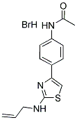 N-(4-(4-(PROP-2-ENYLAMINO)-3,5-THIAZOLYL)PHENYL)ETHANAMIDE, BROMIDE CAS#: 1274903-95-5