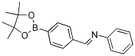 N-[4-(4,4,5,5-Tetramethyl-1,3,2-dioxaborolan-2-yl)benzylidene]benzenamine CAS#: 1073372-06-1