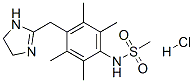N-[4-(4,5-dihydro-1H-imidazol-2-ylmethyl)-2,3,5,6-tetramethyl-phenyl]m ethanesulfonamide hydrochloride CAS#: 72649-57-1