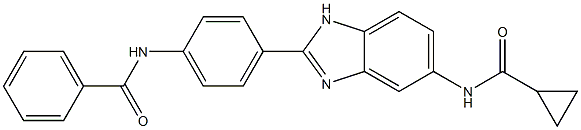N-[4-(5-cyclopropanecarboxaMido-1H-benziMidazol-2-yl)phenyl]benzaMide CAS#: 1261268-99-8
