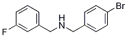 N-(4-BroMobenzyl)-3-fluorobenzylaMine, 97% CAS#: 1152540-59-4