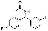 N-[(4-BroMophenyl)(3-fluorophenyl)Methyl]acetaMide CAS#: 1365272-80-5
