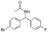 N-[(4-BroMophenyl)(4-fluorophenyl)Methyl]acetaMide CAS#: 1365272-48-5