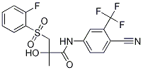 N-[4-Cyano-3-(trifluoromethyl)phenyl]-3-[(2-fluorophenyl)sulfonyl]-2-hydroxy-2-methylpropanamide CAS#: 1159977-36-2