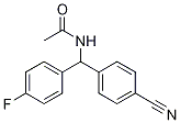 N-[(4-Cyanophenyl)(4-fluorophenyl)Methyl]acetaMide CAS#: 1365272-53-2