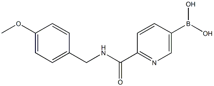 N-4-Methoxybenzyl 5-borono-2-pyridinecarboxamide CAS#: 1072946-22-5