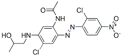 N-[4-chloro-2-[(2-chloro-4-nitrophenyl)azo]-5-[(2-hydroxypropyl)amino]phenyl]acetamide CAS#: 71617-28-2