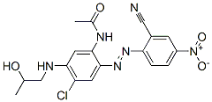 N-[4-chloro-2-[(2-cyano-4-nitrophenyl)azo]-5-[(2-hydroxypropyl)amino]phenyl]acetamide CAS#: 72214-20-1