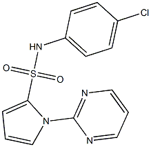 N-(4-chlorophenyl)-1-(pyriMidin-2-yl)-1H-pyrrole-2-sulfonaMide CAS#: 1251533-99-9