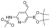 N-(4-forMyl-5-(4,4,5,5-tetraMethyl-1,3,2-dioxaborolan-2-yl)pyridin-2-yl)MethanesulfonaMide CAS#: 1351277-22-9