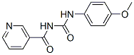 N-[[(4-methoxyphenyl)amino]carbonyl]nicotinamide CAS#: 70593-32-7