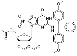 N-(4,4'-DiMethoxytrityl)-8-nitroguanosine 2',3',5'-Triacetate CAS#: 1096020-94-8