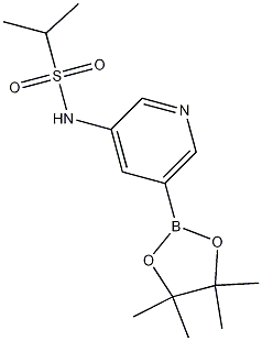N-(5-(4,4,5,5-tetramethyl-1,3,2-dioxaborolan-2-yl)pyridin-3-yl)propane-2-sulfonamide CAS#: 1083326-57-1