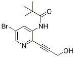 N-(5-Bromo-2-(3-hydroxyprop-1-yn-1-yl)pyridin-3-yl)pivalamide CAS#: 1228666-45-2