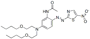 N-[5-[bis(2-butoxyethyl)amino]-2-[(5-nitrothiazol-2-yl)azo]phenyl]acetamide CAS#: 72010-87-8