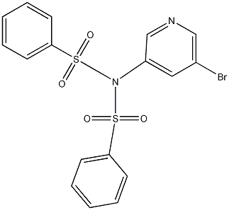 N-(5-bromopyridin-3-yl)-N-(phenylsulfonyl)benzenesulfonamide CAS#: 1192749-74-8