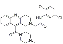 N-(5-chloro-2-Methoxyphenyl)-2-(10-(4-Methylpiperazine-1-carbonyl)-3,4-dihydrobenzo[b][1,6]naphthyridin-2(1H)-yl)acetaMide CAS#: 1228168-11-3