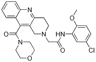 N-(5-chloro-2-Methoxyphenyl)-2-(10-(Morpholine-4-carbonyl)-3,4-dihydrobenzo[b][1,6]naphthyridin-2(1H)-yl)acetaMide CAS#: 1228168-21-5
