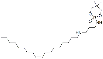 N-[(5,5-Dimethyl-1,3,2-dioxaphosphorinane 2-oxide)-2-yl]-N'-[(Z)-9-octadecenyl]-1,3-propanediamine CAS#: 71426-87-4