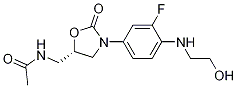 N-[[(5S)-3-[3-Fluoro-4-[(2-hydroxyethyl)aMino]phenyl]-2-oxo-5-oxazolidinyl]Methyl]acetaMide CAS#: 1219708-30-1