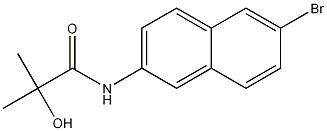 N-(6-Bromonaphthalen-2-yl)-2-hydroxy-2-methylpropanamide CAS#: 1215206-72-6