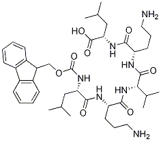 N-[(9H-fluoren-9-ylmethoxy)carbonyl]-L-leucyl-L-ornithyl-L-valyl-L-ornithyl- L-Leucine CAS#: 1207275-87-3