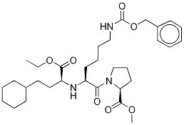 N-Benzyloxycarbonyl Lisinopril Cyclohexyl Analogue Ethyl Methyl Diester CAS#: 1356930-73-8