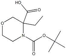 N-Boc-3-ethylMorpholine-3-carboxylic Acid CAS#: 1205749-44-5